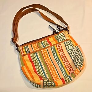 FOSSIL adjustable straps, pockets, excellent hardware! See photos Re: 1 Flaw